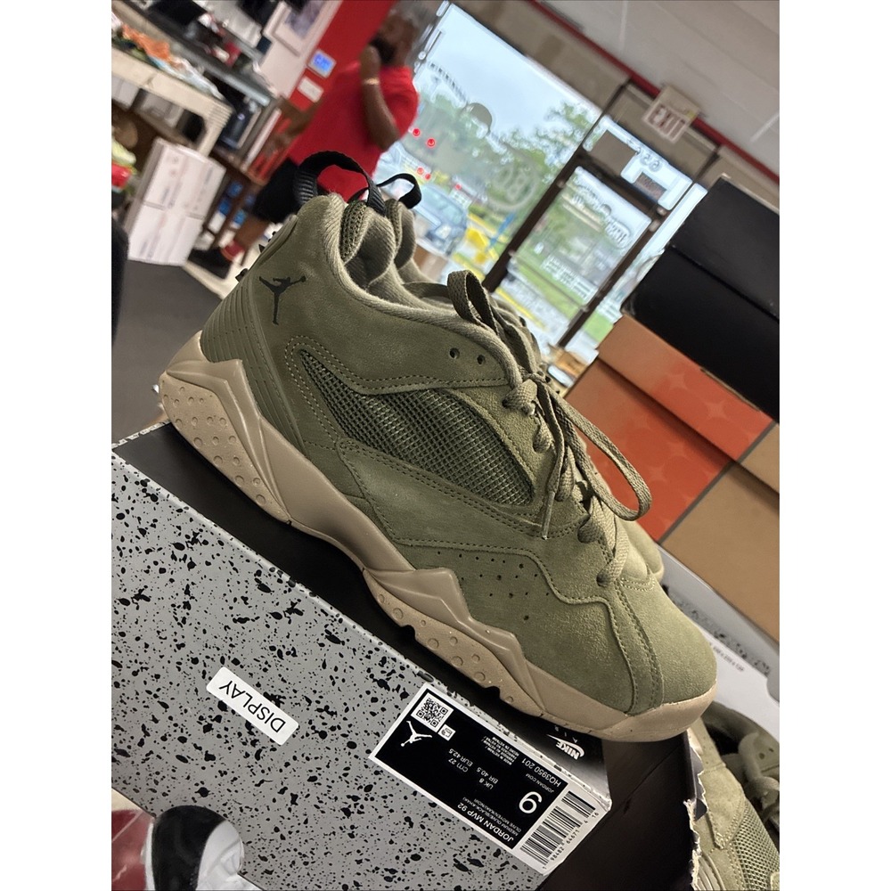 Air Jordan MVP 92 Low Top HQ3950-201 Olive Green N Tan SZ 9 New Half Box 📦